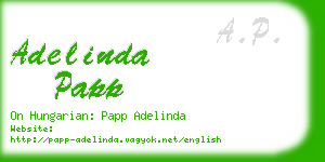adelinda papp business card